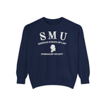 Load image into Gallery viewer, Navy Comfort Colors Sweatshirt (SMU Federalist Society)
