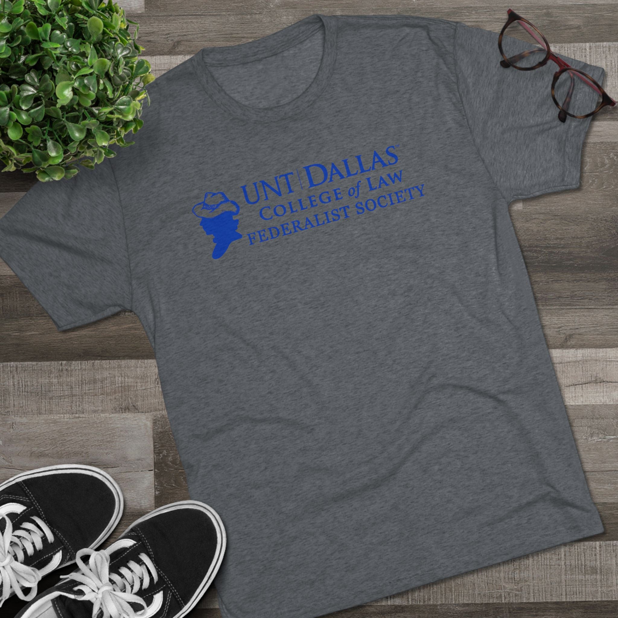 Tri-Blend Crew Tee (UNT Dallas Fed Soc)