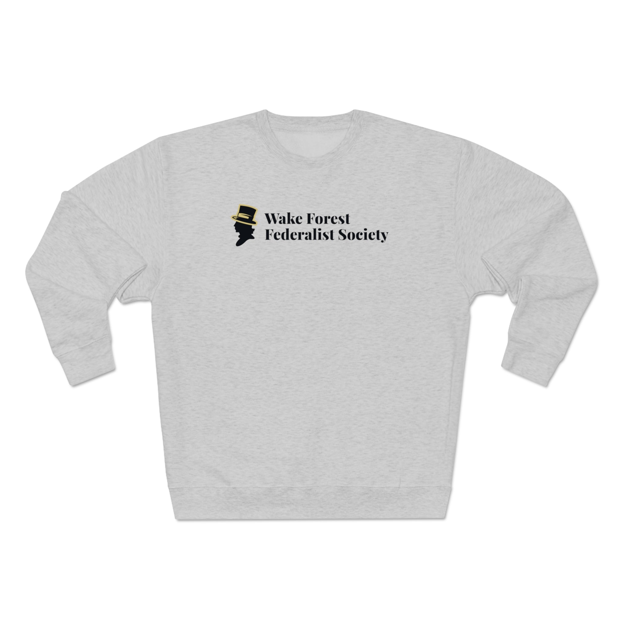 Crewneck Sweatshirt, One Side (Wake Forest Federalist Society)