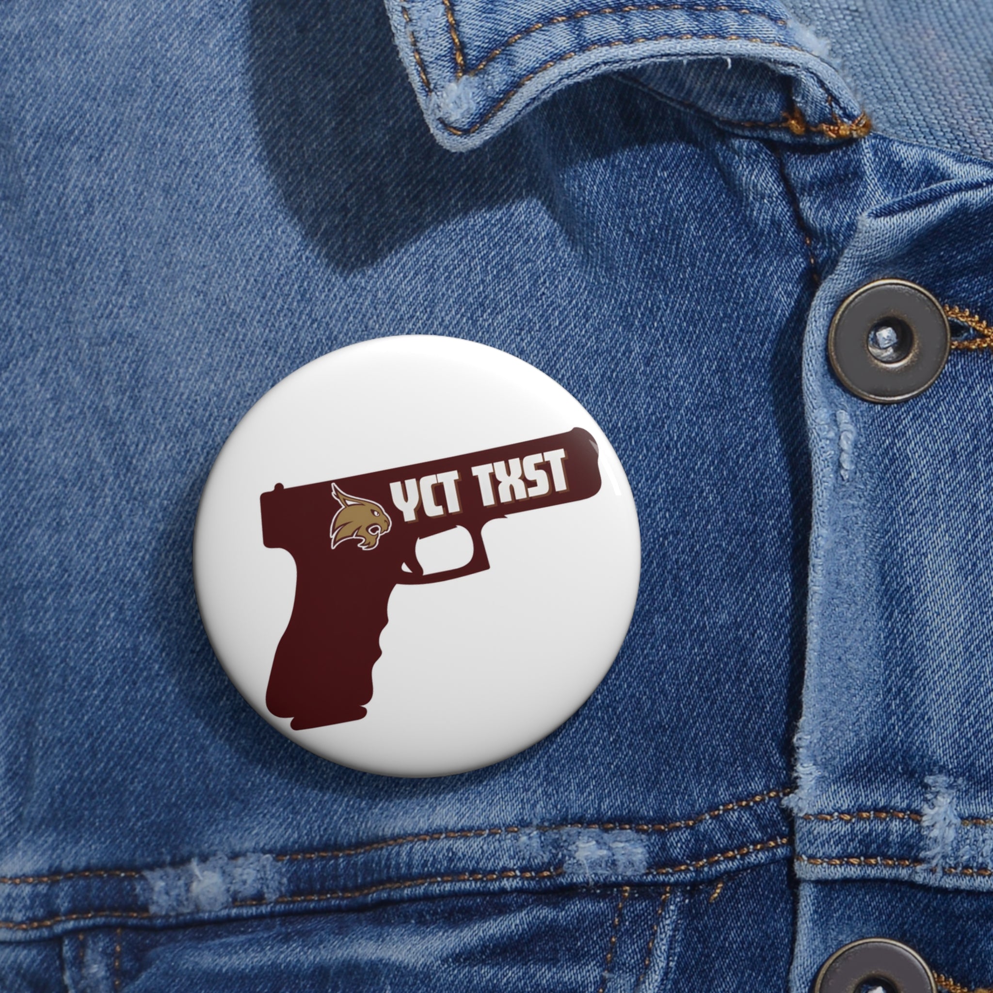 Gun Button (Texas State YCT)