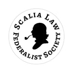 Load image into Gallery viewer, White Sticker (GMU Federalist Society)
