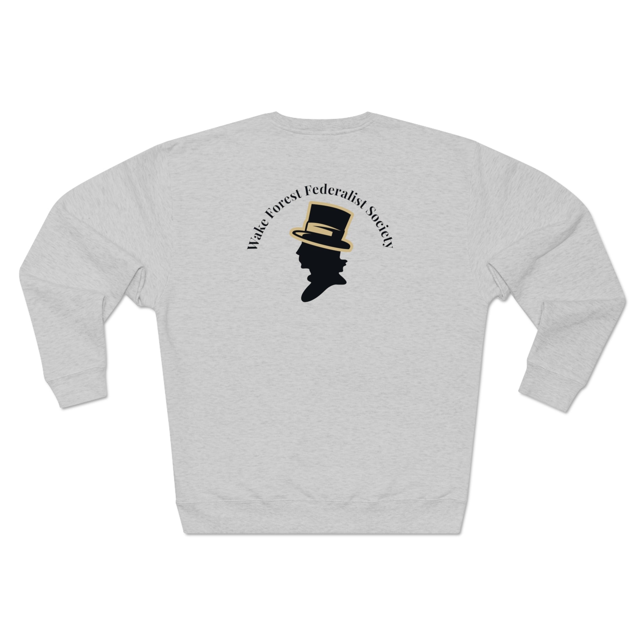 Crewneck Sweatshirt, Two Side (Wake Forest Federalist Society)