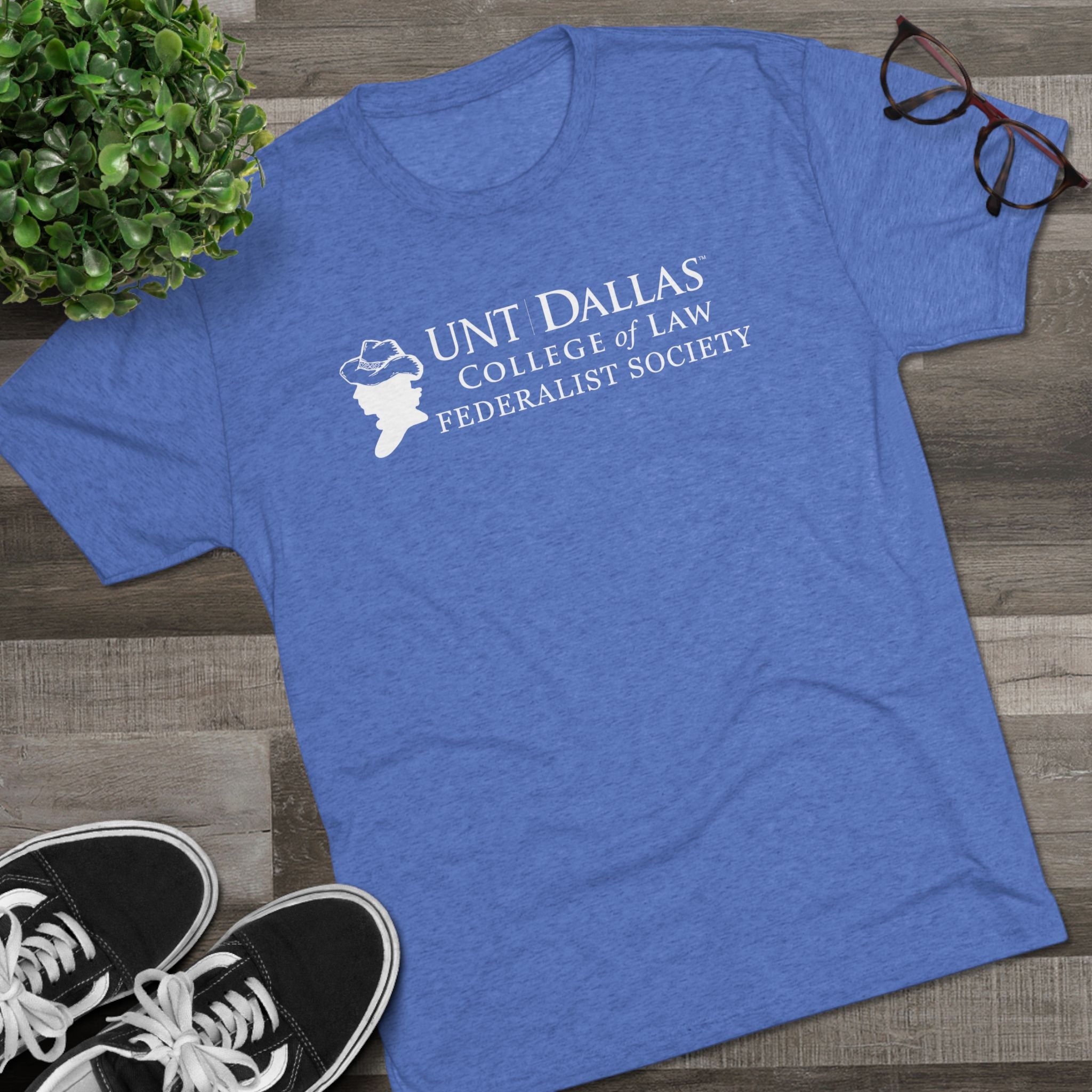 Tri-Blend Crew Tee (UNT Dallas Fed Soc)