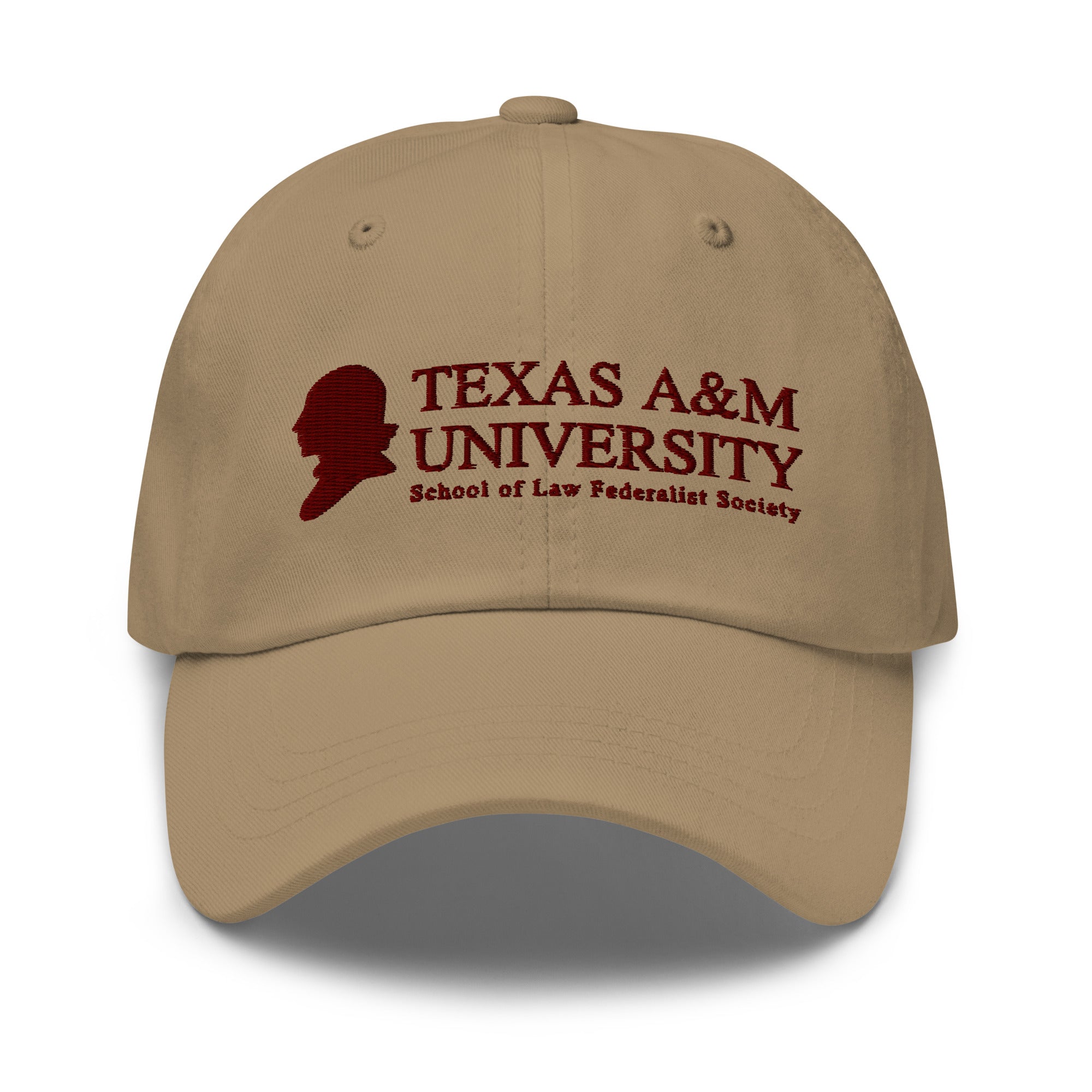 Maroon Text Hat (Texas A&M Fed Soc)