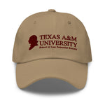 Load image into Gallery viewer, Maroon Text Hat (Texas A&amp;M Fed Soc)
