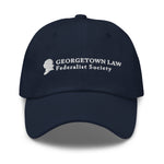 Load image into Gallery viewer, Navy Hat (Georgetown Law Fed Soc)
