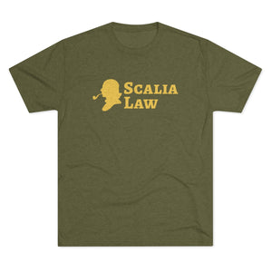 Tri-blend Scalia Tee (GMU Federalist Society)