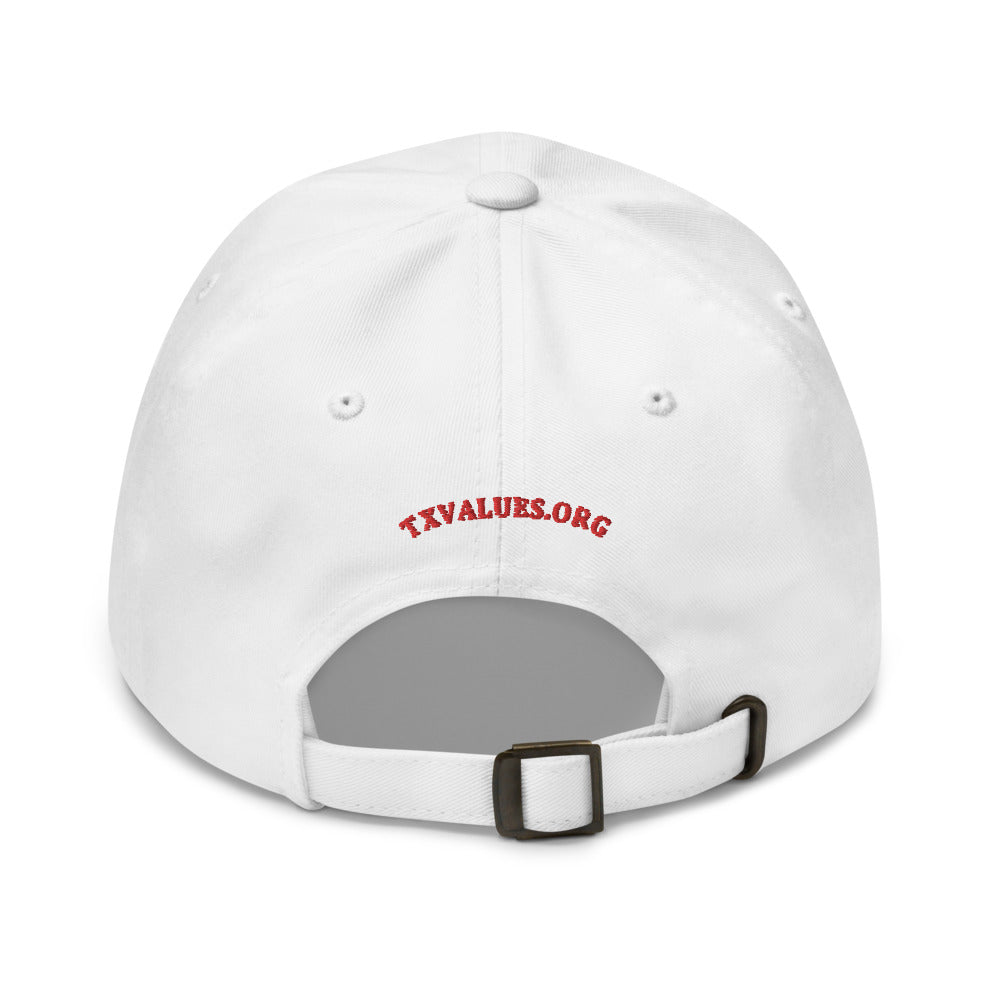 Baseball hat logo (Texas Values Staff)