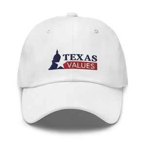 Baseball hat logo (Texas Values)
