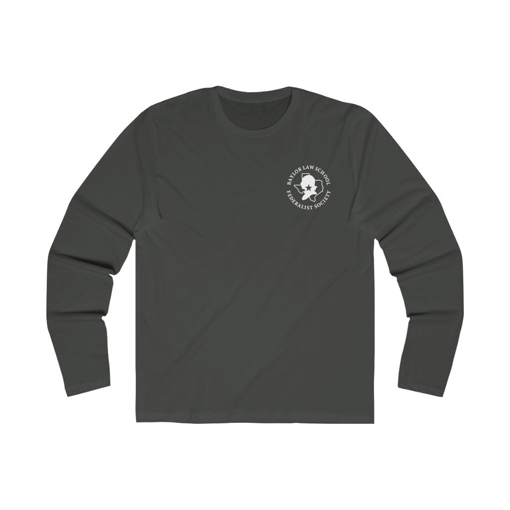 Long Sleeve Shirt, circle (Baylor Federalist Society)
